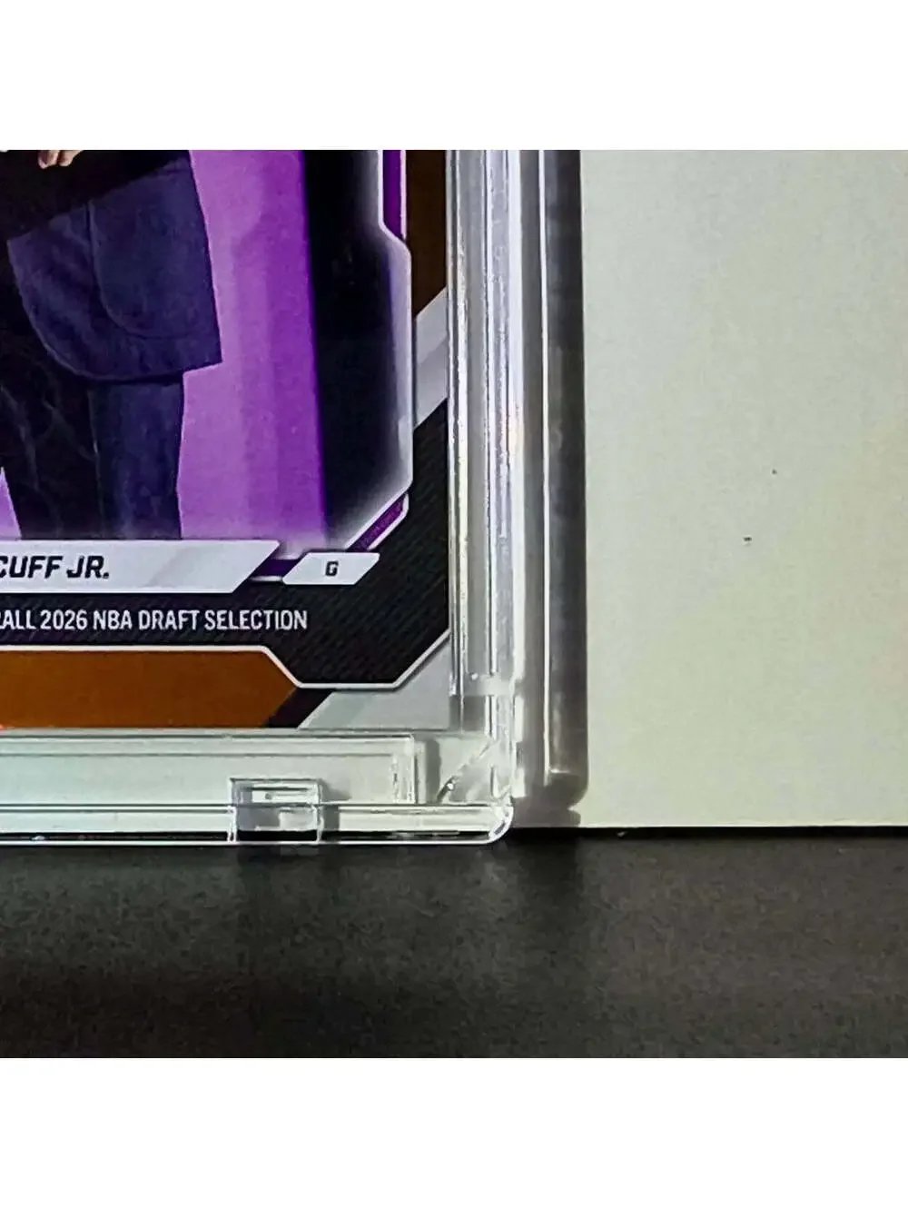 Darius Acuff Jr. Rookie 2026-27 Topps NBA Draft Night Orange Foil 02/25 Kings